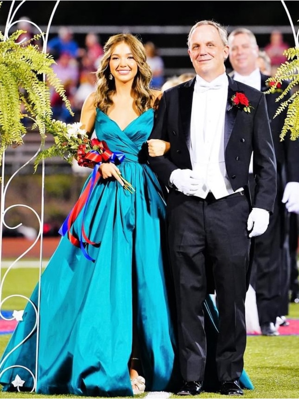 Tarik Ediz R2G Emerald Taffeta Formal Ball Gown